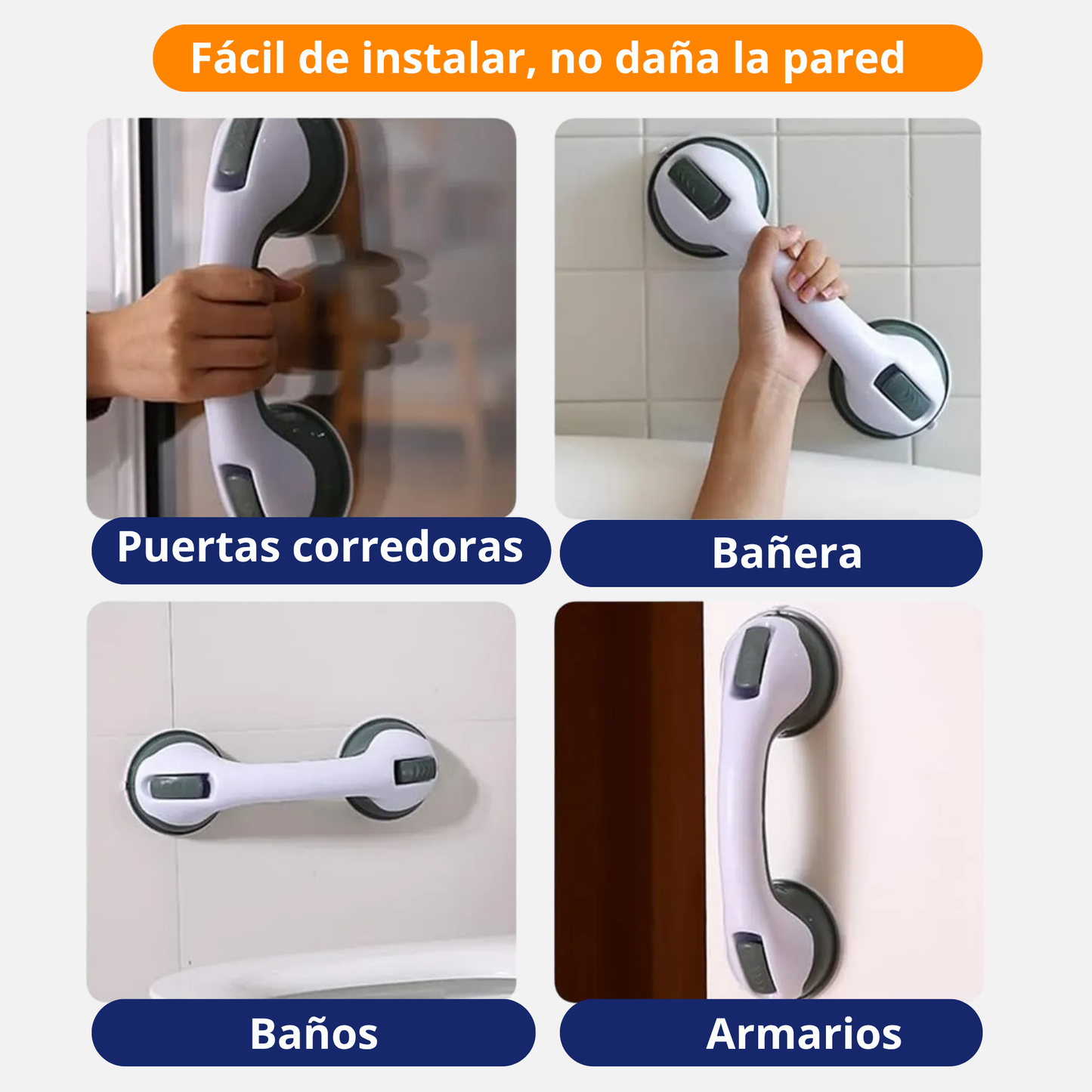 SafeGrip™ – Agarradera de Seguridad para Baño