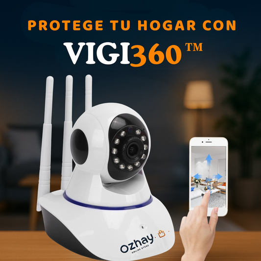 Vigi360™ – Cámara de Seguridad Inteligente WiFi